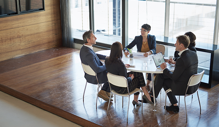 People sitting at a table